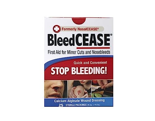 BLEEDCEASE Stop Bleeding STERILE 25 Count 2 Pack